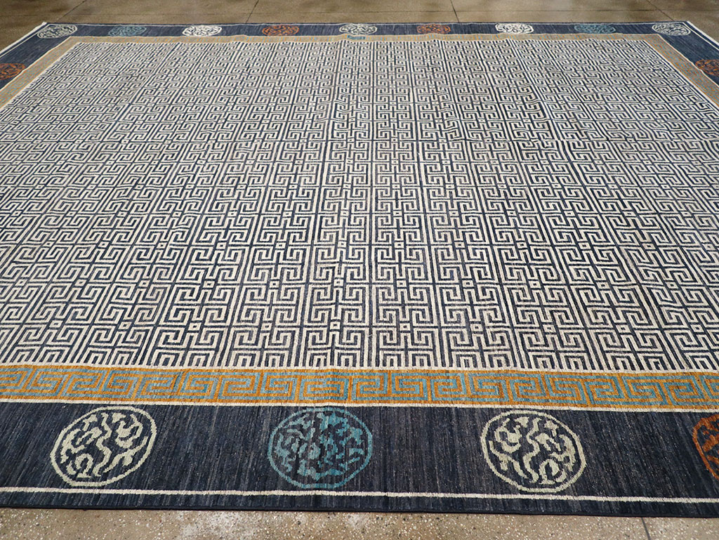 Modern East Turkestan Khotan Large Carpet, No.33223 - Gsblank