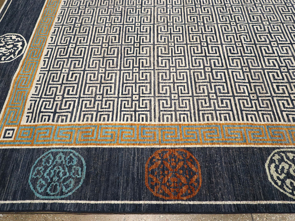 Modern East Turkestan Khotan Large Carpet, No.33223 - Gsblank