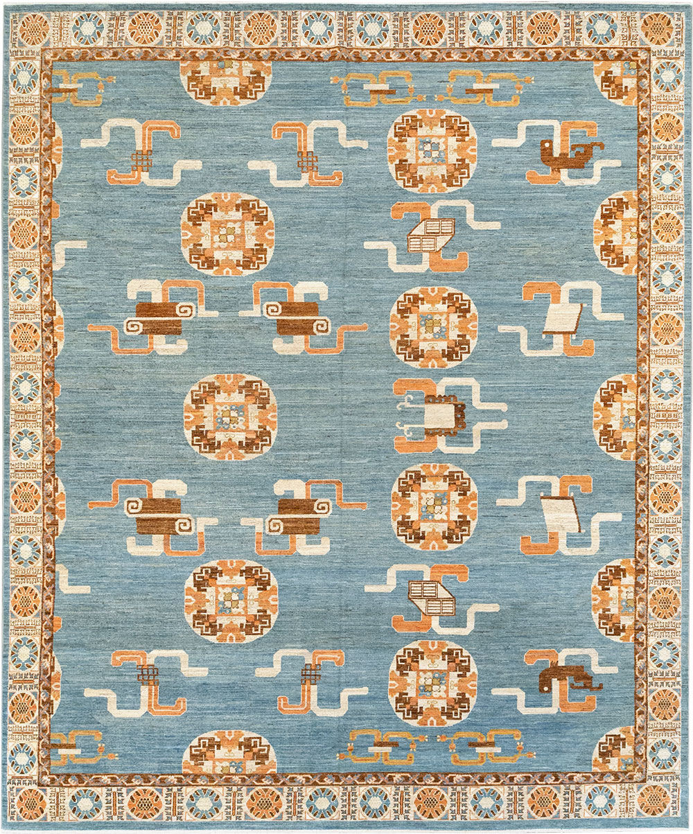 Modern East Turkestan Khotan Large Room Size Carpet, No.33225 - Gsblank