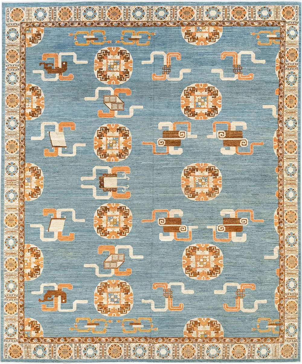 Modern East Turkestan Khotan Large Room Size Carpet, No.33225 - Gsblank