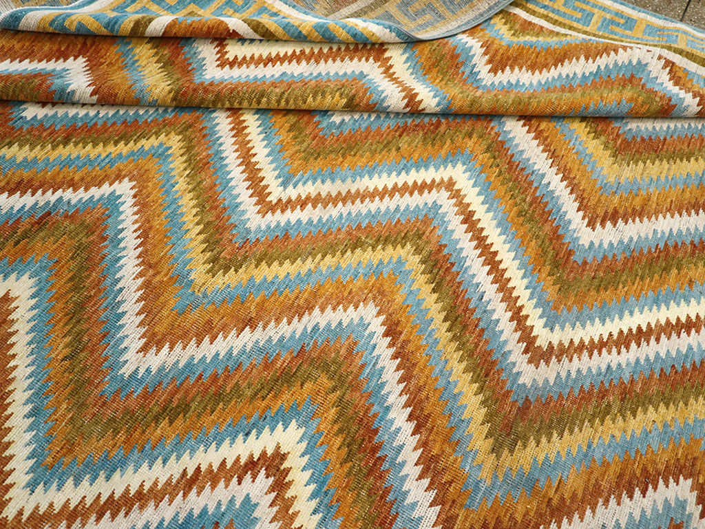 Modern East Turkestan Khotan Large Room Size Carpet, No.33228 - Gsblank