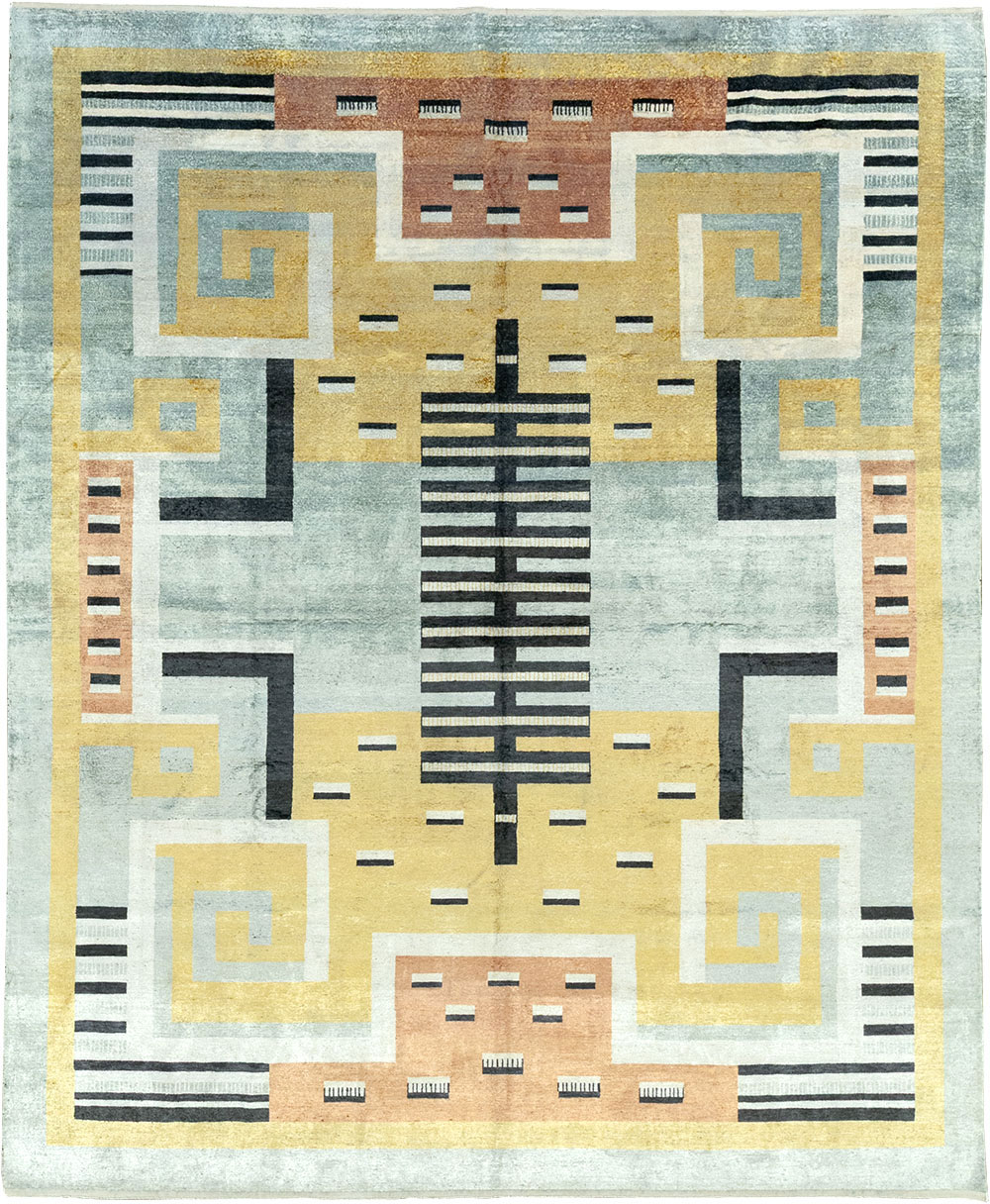 Modern East Turkestan Silk Khotan Room Size Carpet, No.33230 - Gsblank