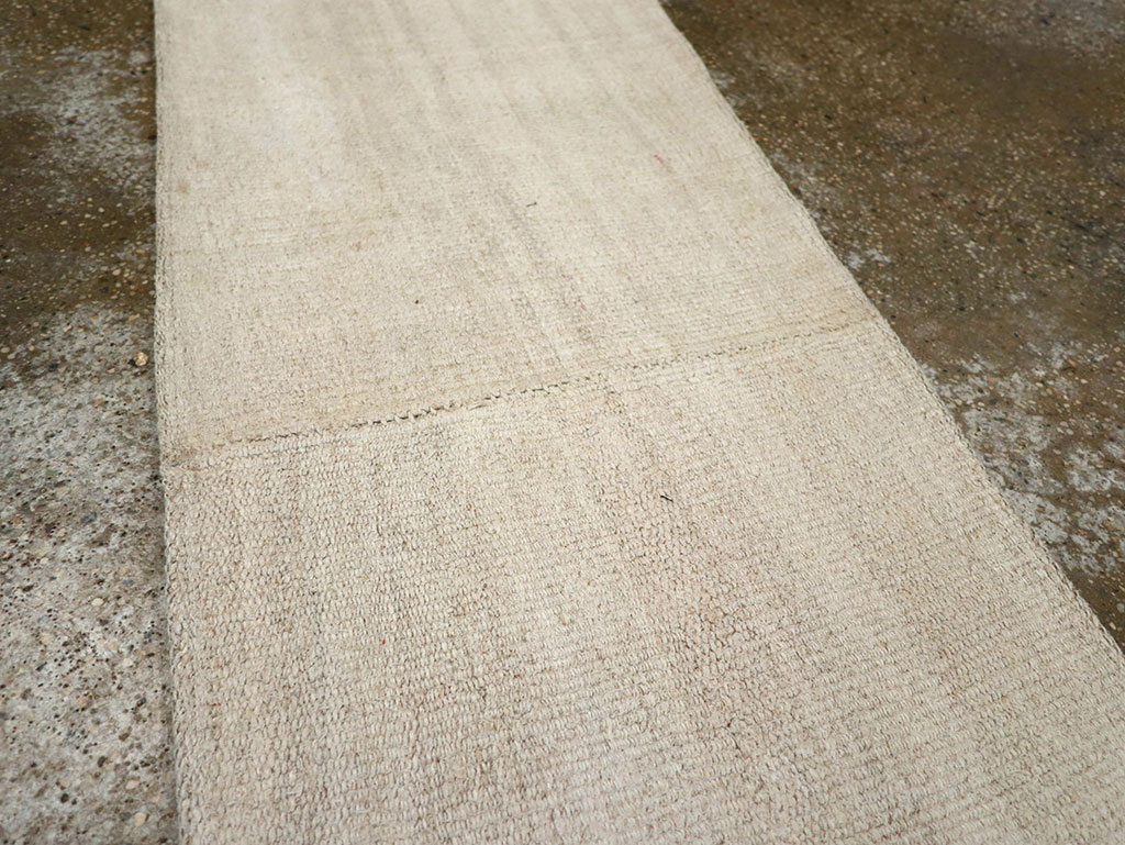 Vintage Turkish Flatweave Kilim Small Runner, No.33236 - Gsblank