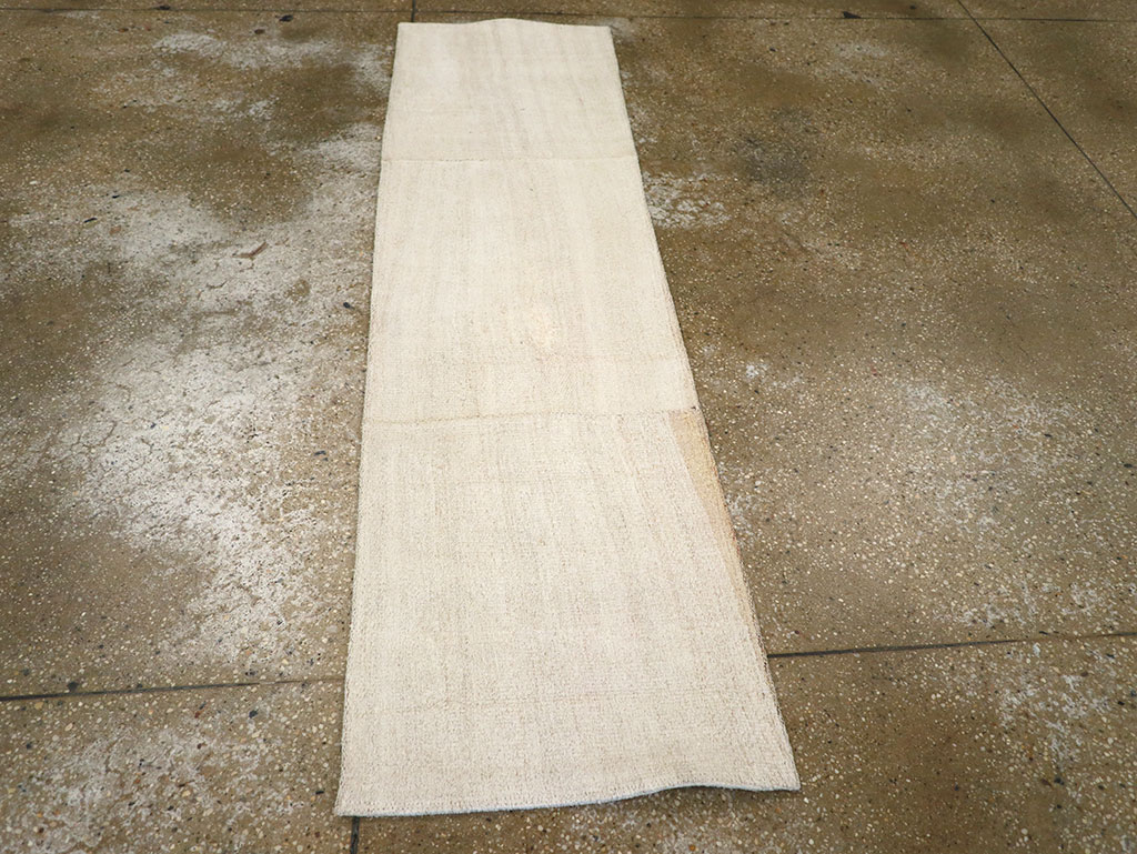 Vintage Turkish Flatweave Kilim Small Runner, No.33236 - Gsblank