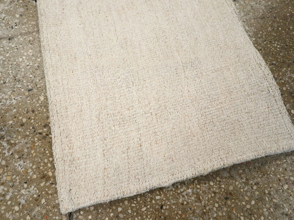 Vintage Turkish Flatweave Kilim Small Runner, No.33237 - Gsblank