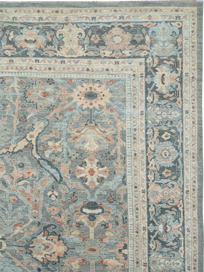Modern Persian Sultanabad Oversize Carpet, No.33239 - Gsblank