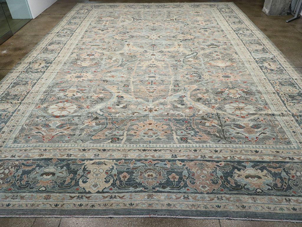 Modern Persian Sultanabad Oversize Carpet, No.33239 - Gsblank