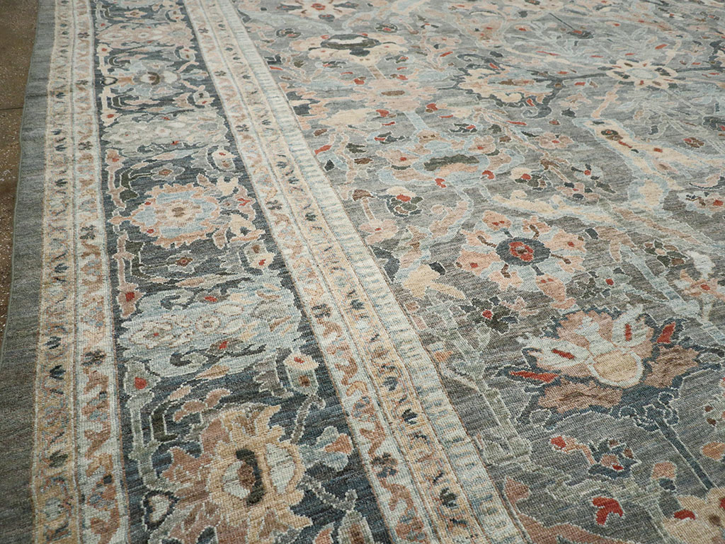 Modern Persian Sultanabad Oversize Carpet, No.33239 - Gsblank