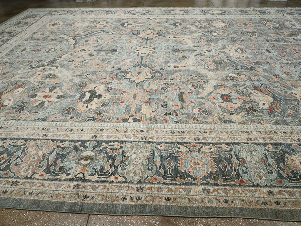 Modern Persian Sultanabad Oversize Carpet, No.33239 - Gsblank