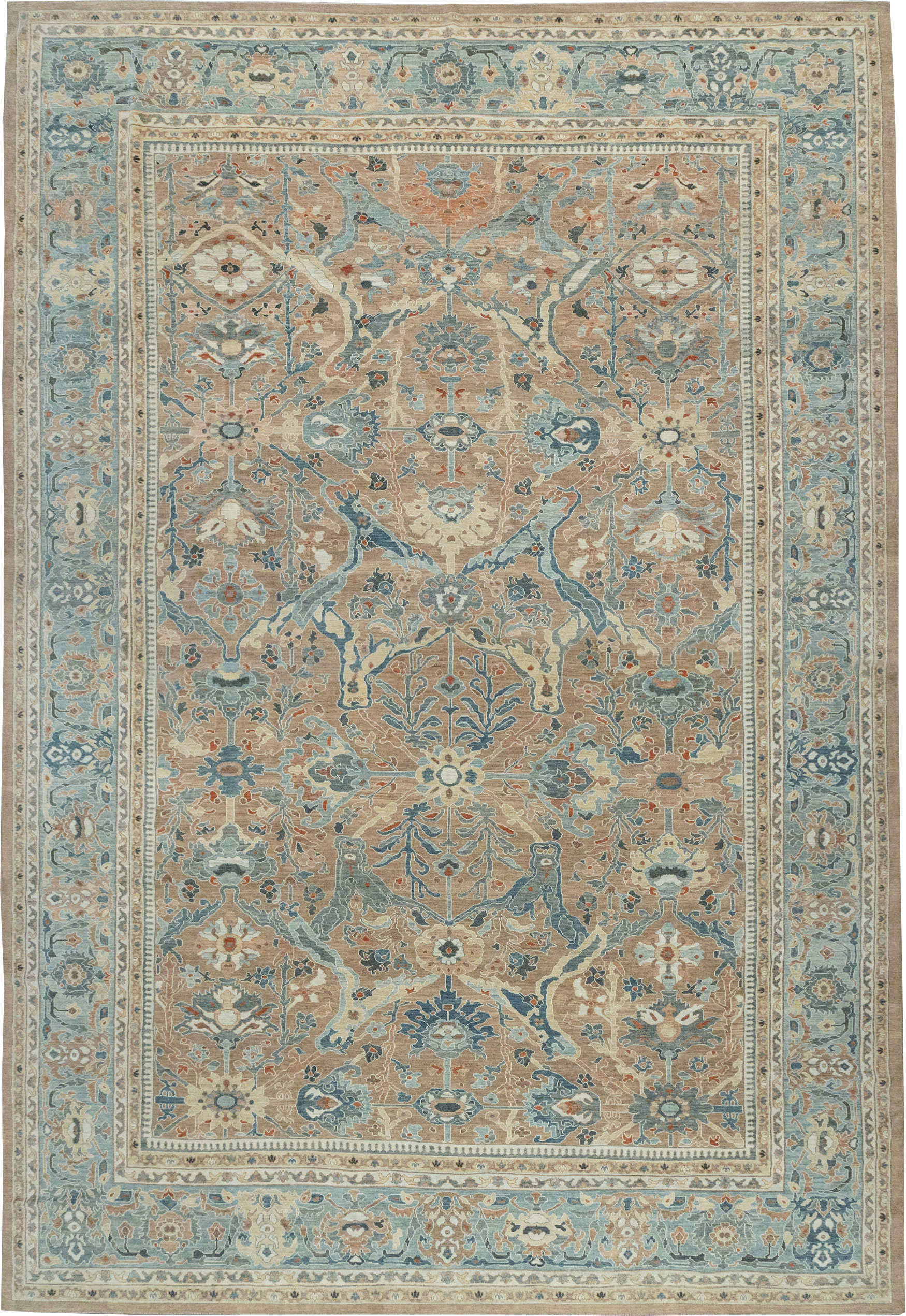 Modern Persian Sultanabad Oversize Carpet, No.33240 - Gsblank