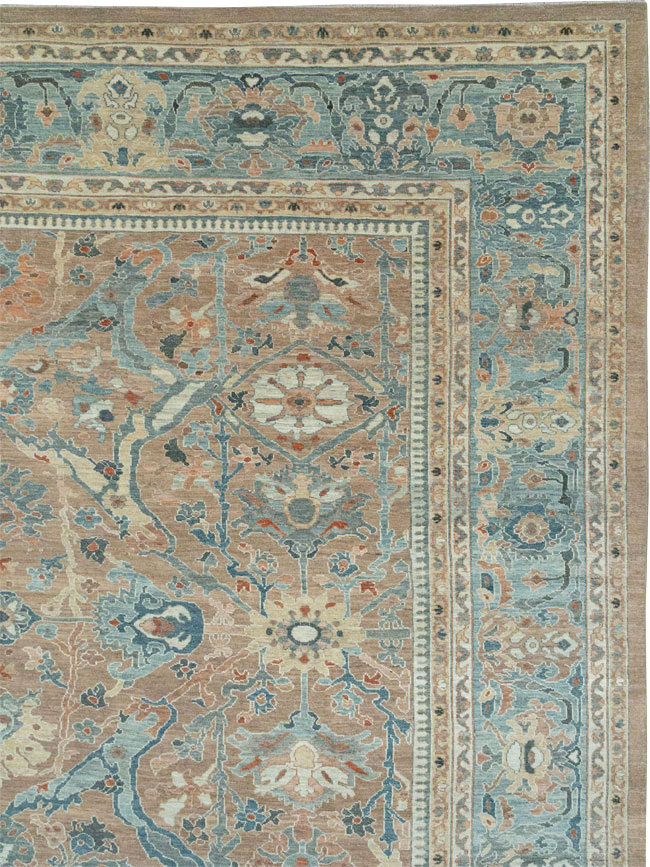 Modern Persian Sultanabad Oversize Carpet, No.33240 - Gsblank