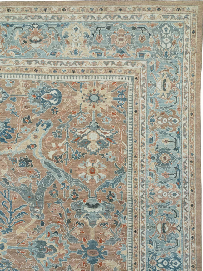 Modern Persian Sultanabad Oversize Carpet, No.33240 - Gsblank