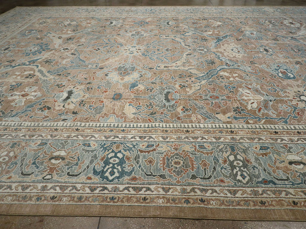 Modern Persian Sultanabad Oversize Carpet, No.33240 - Gsblank