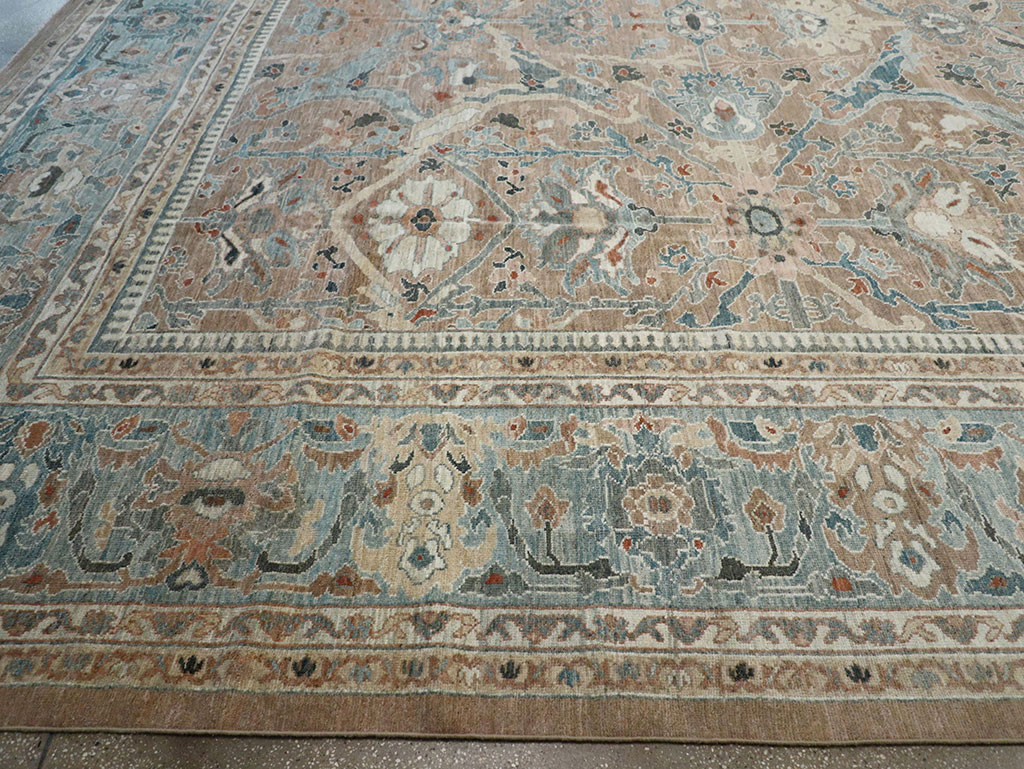 Modern Persian Sultanabad Oversize Carpet, No.33240 - Gsblank