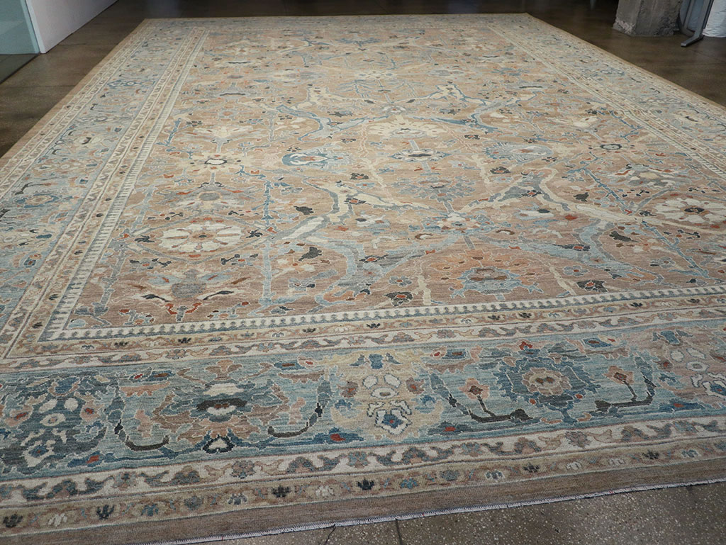 Modern Persian Sultanabad Oversize Carpet, No.33240 - Gsblank