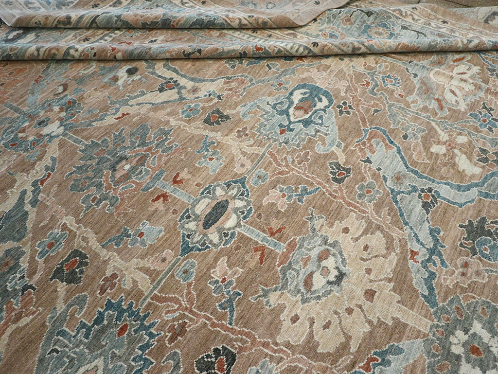 Modern Persian Sultanabad Oversize Carpet, No.33240 - Gsblank