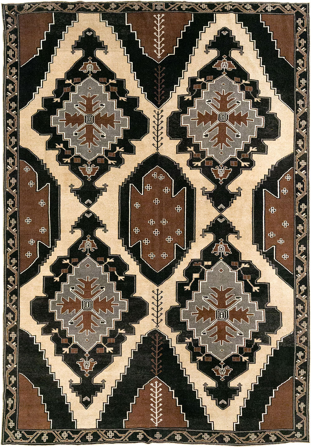 Vintage Turkish Anatolian Large Room Size Carpet, No.33255 - Gsblank