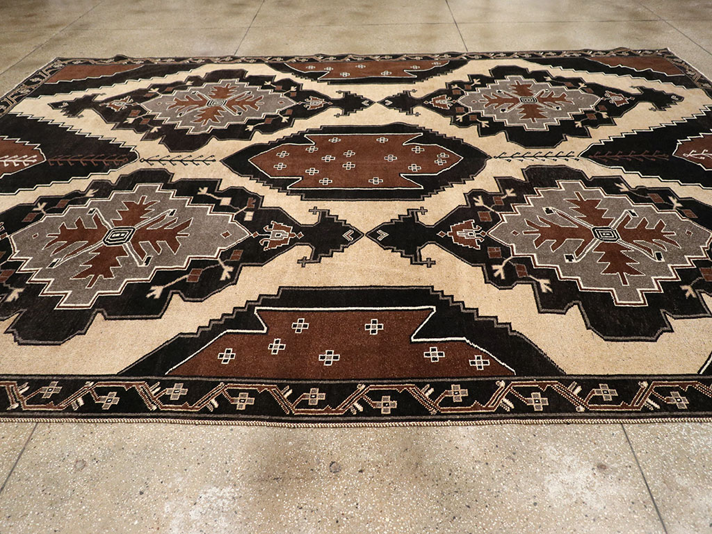Vintage Turkish Anatolian Large Room Size Carpet, No.33255 - Gsblank