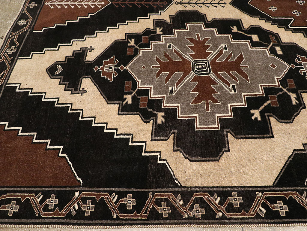 Vintage Turkish Anatolian Large Room Size Carpet, No.33255 - Gsblank