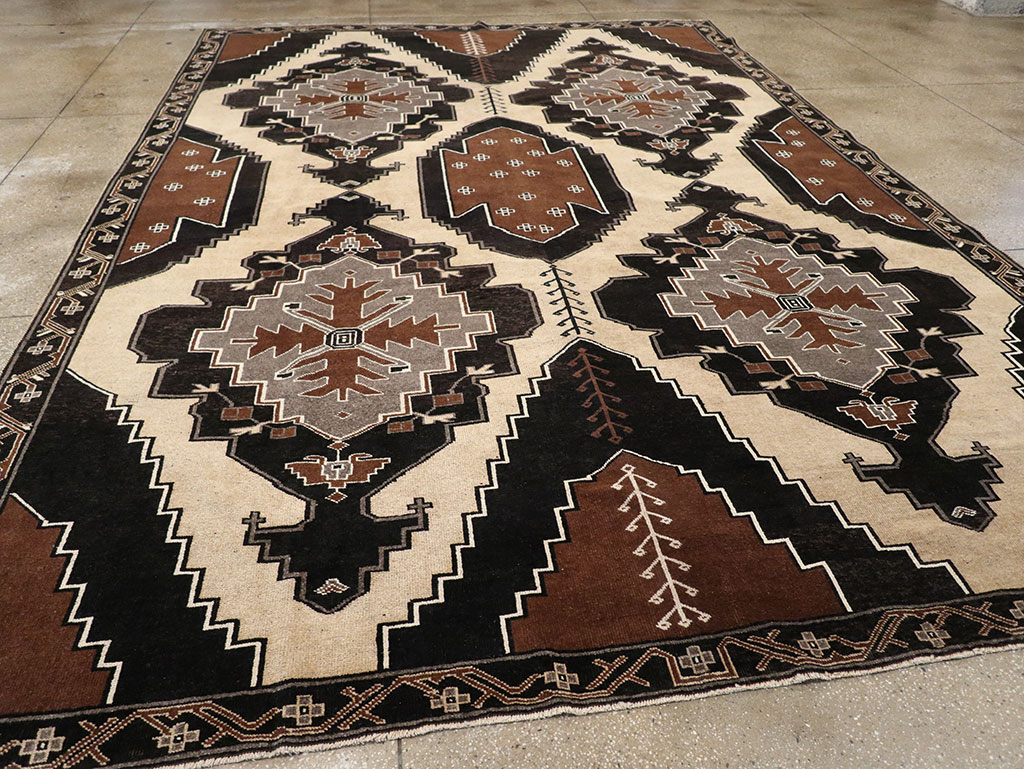 Vintage Turkish Anatolian Large Room Size Carpet, No.33255 - Gsblank