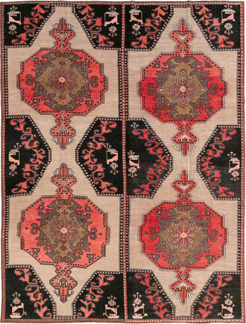 Vintage Turkish Anatolian Room Size Carpet, No.33256 - Gsblank