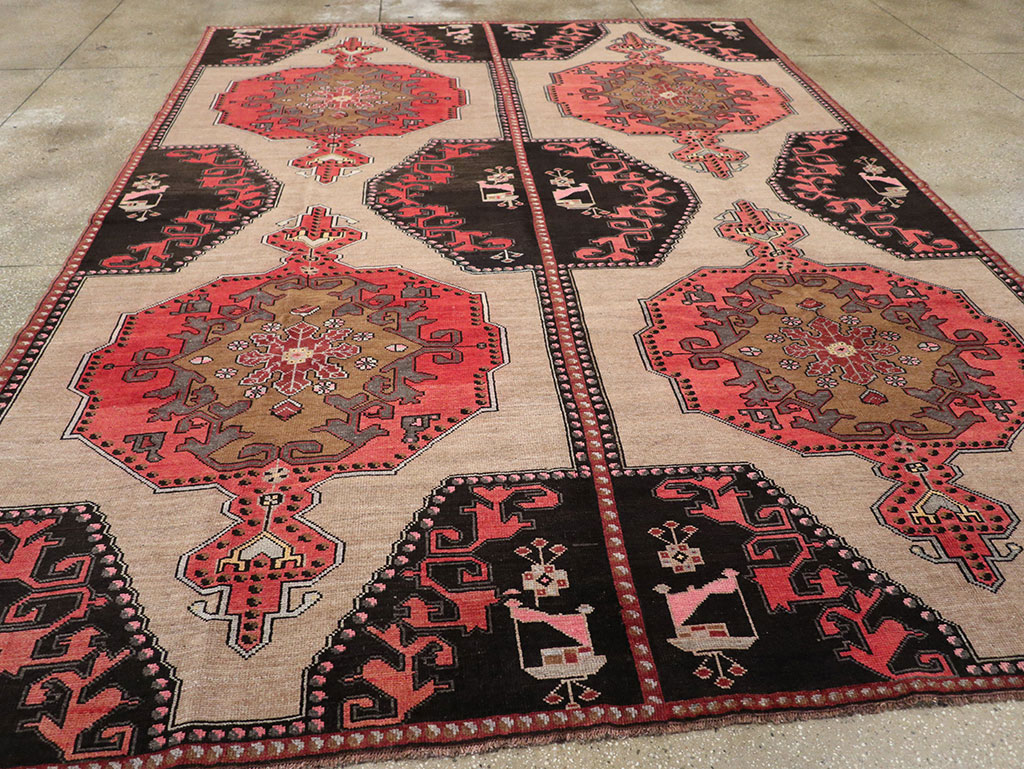 Vintage Turkish Anatolian Room Size Carpet, No.33256 - Gsblank