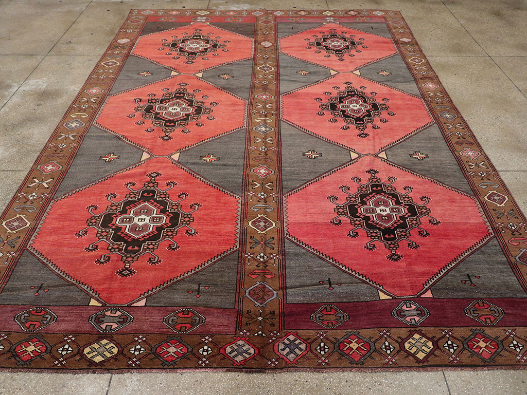 Vintage Turkish Anatolian Room Size Carpet, No.33257 - Gsblank