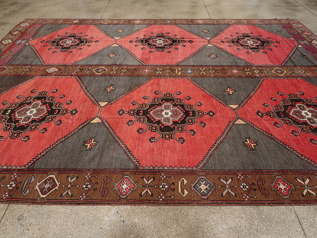 Vintage Turkish Anatolian Room Size Carpet, No.33257 - Gsblank