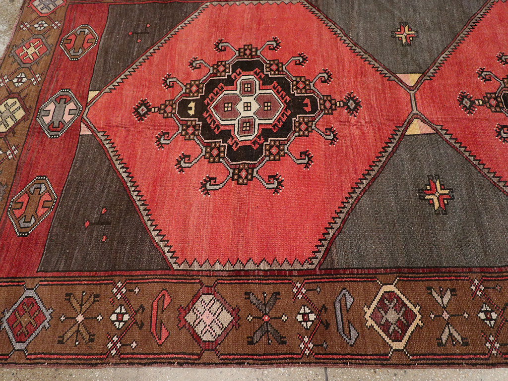 Vintage Turkish Anatolian Room Size Carpet, No.33257 - Gsblank