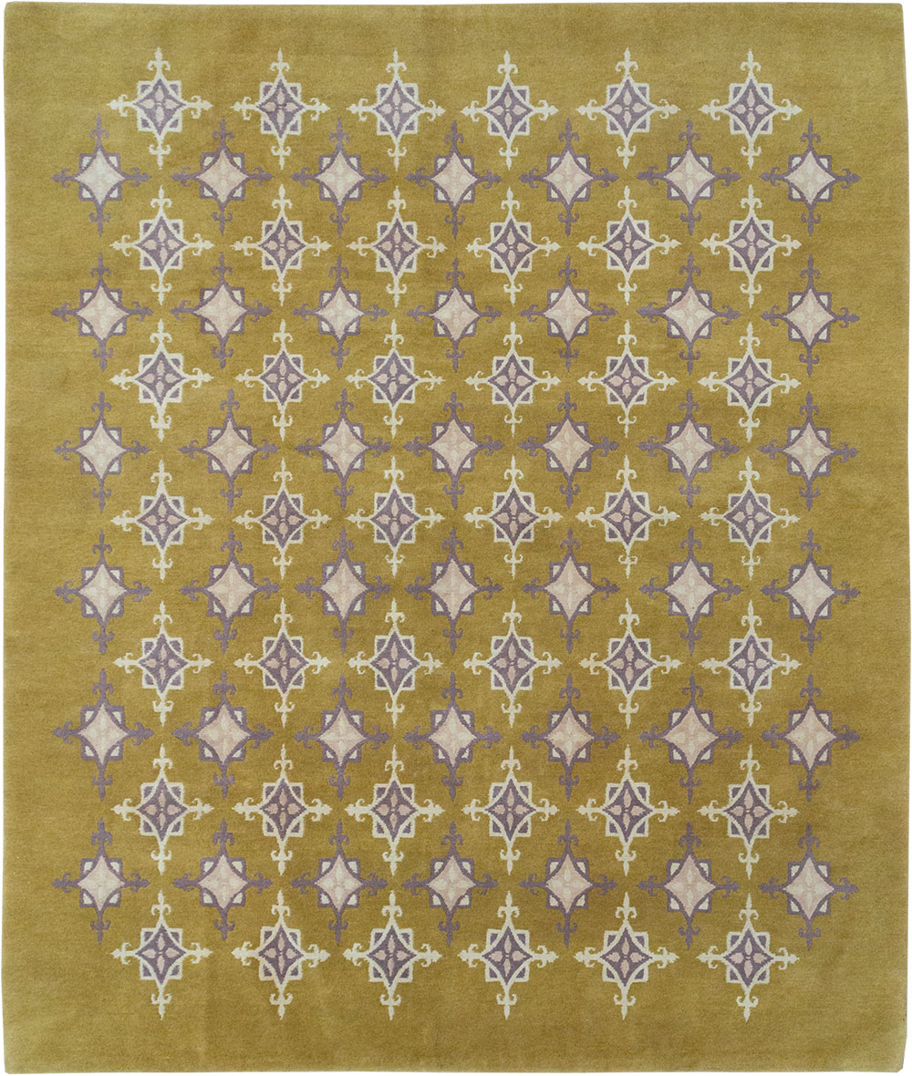 Modern Tibetan Contemporary Room Size Carpet, No.33261 - Gsblank