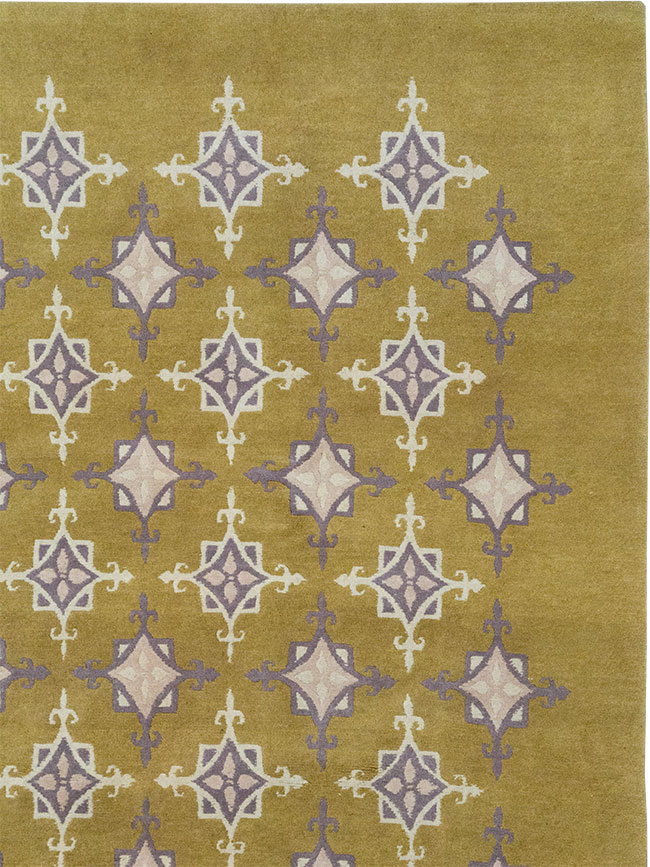 Modern Tibetan Contemporary Room Size Carpet, No.33261 - Gsblank
