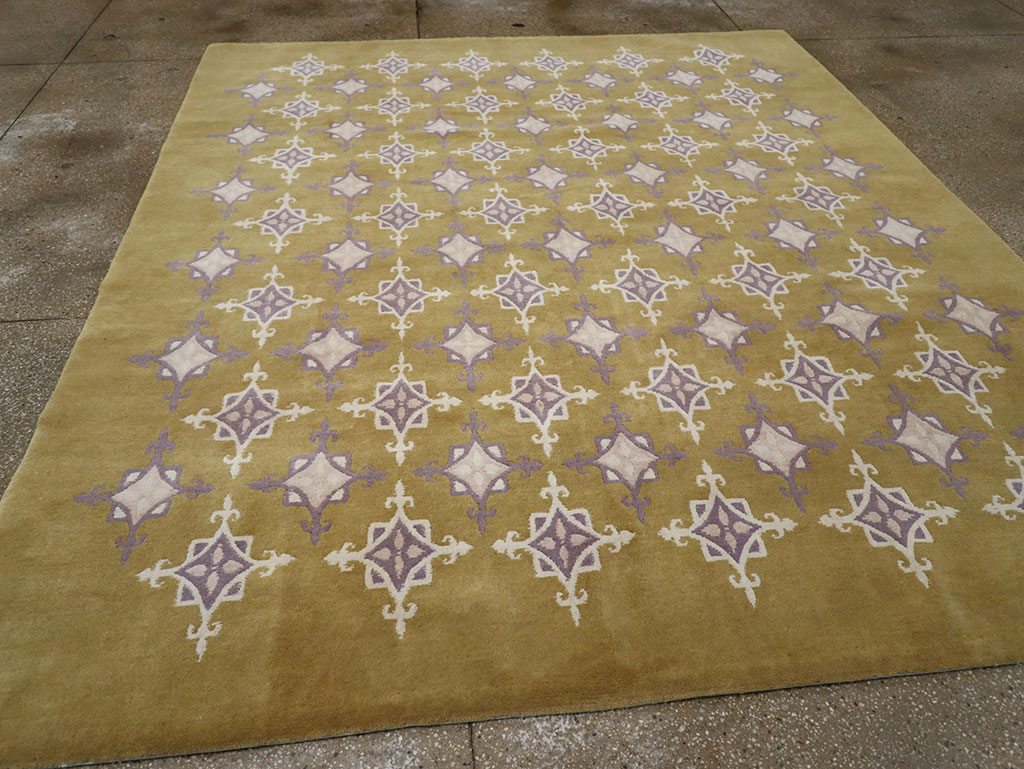 Modern Tibetan Contemporary Room Size Carpet, No.33261 - Gsblank