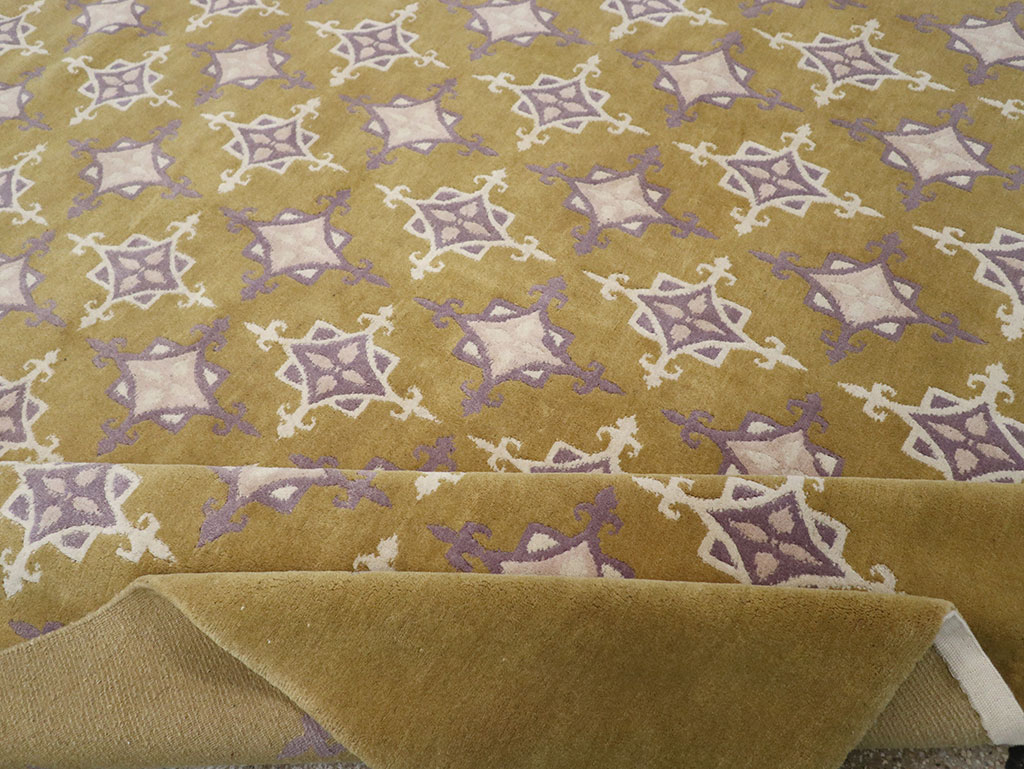 Modern Tibetan Contemporary Room Size Carpet, No.33261 - Gsblank