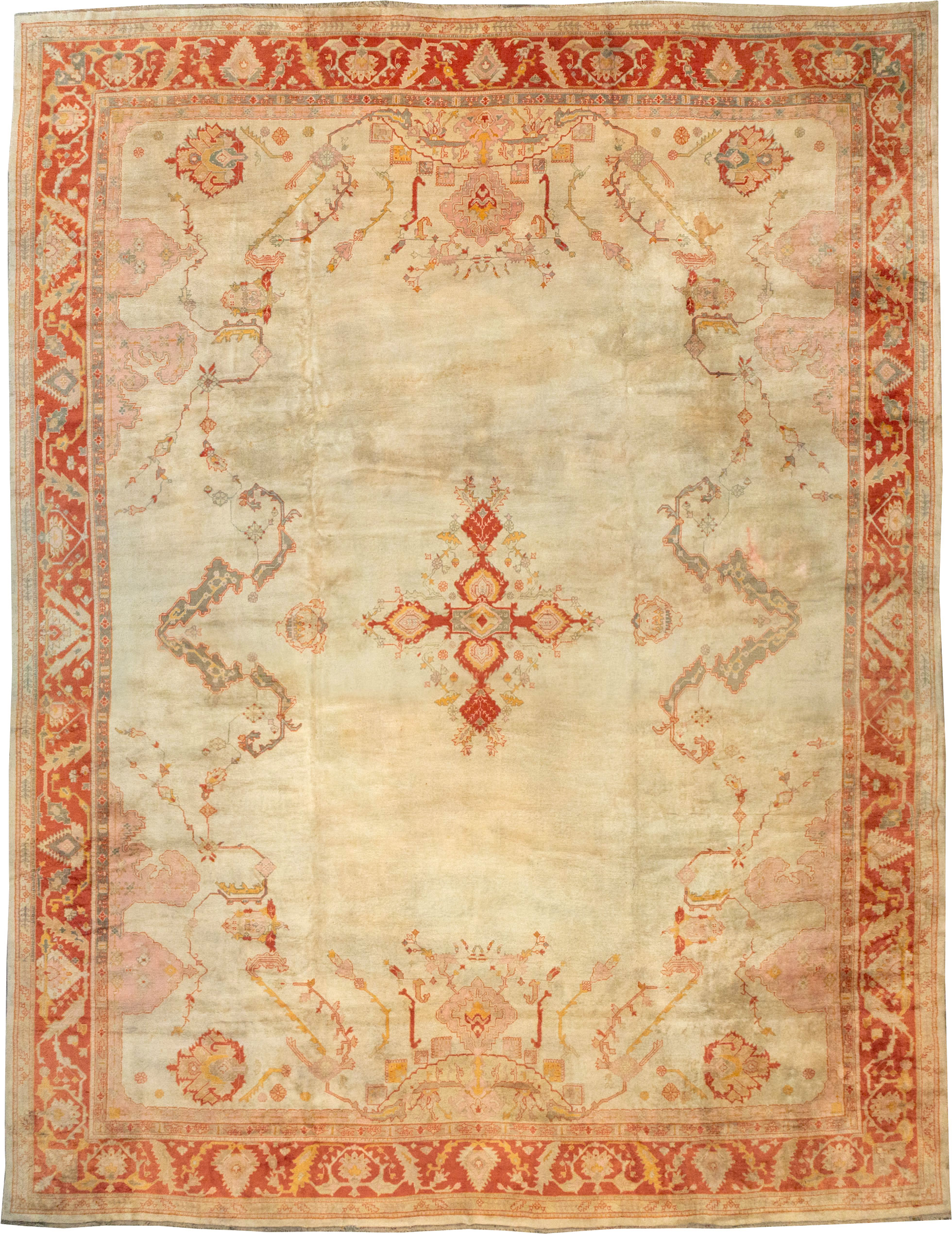 Antique Turkish Oushak Oversize Rug, No.33264 - Gsblank