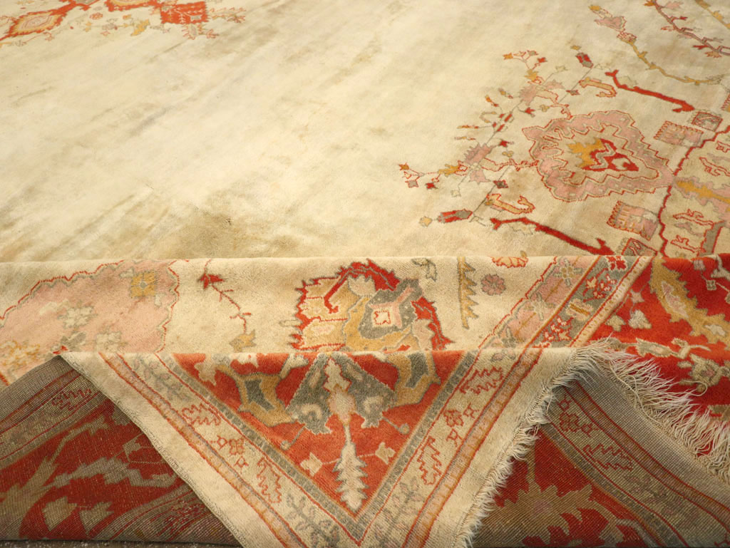 Antique Turkish Oushak Oversize Rug, No.33264 - Gsblank