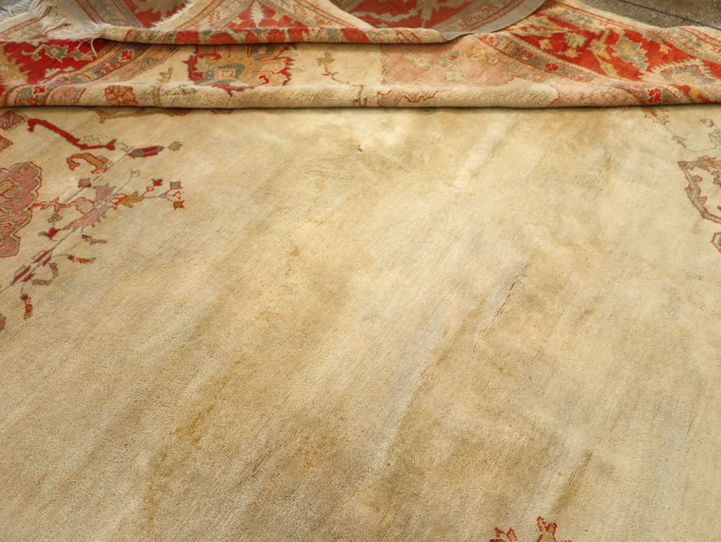 Antique Turkish Oushak Oversize Rug, No.33264 - Gsblank
