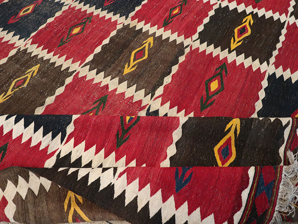 Vintage Afghan Flatweave Kilim Large Carpet, No.33270 - Gsblank
