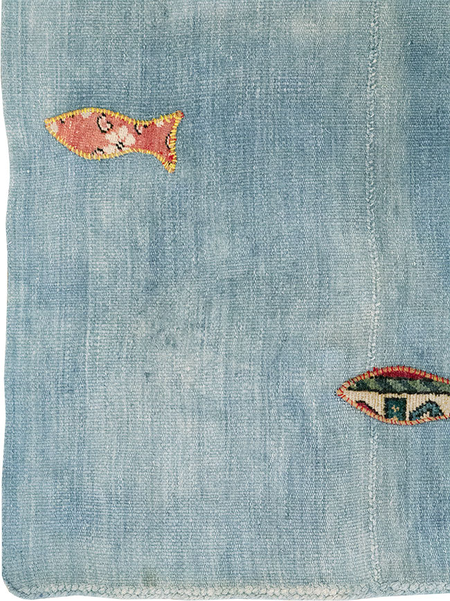 Contemporary Turkish Kilim Accent Rug, No.33272 - Gsblank