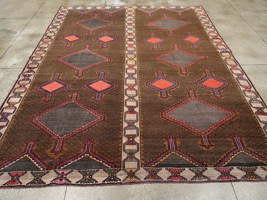 Vintage Turkish Anatolian Room Size Carpet, No.33276 - Gsblank