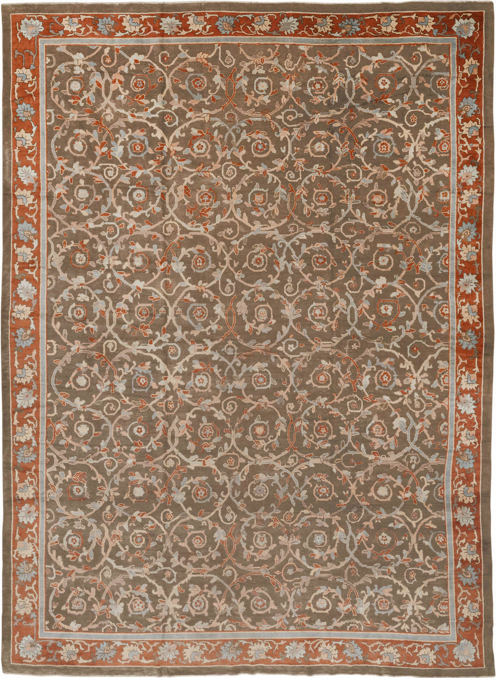 Antique Spanish Oversize Carpet, No.33290 - Gsblank