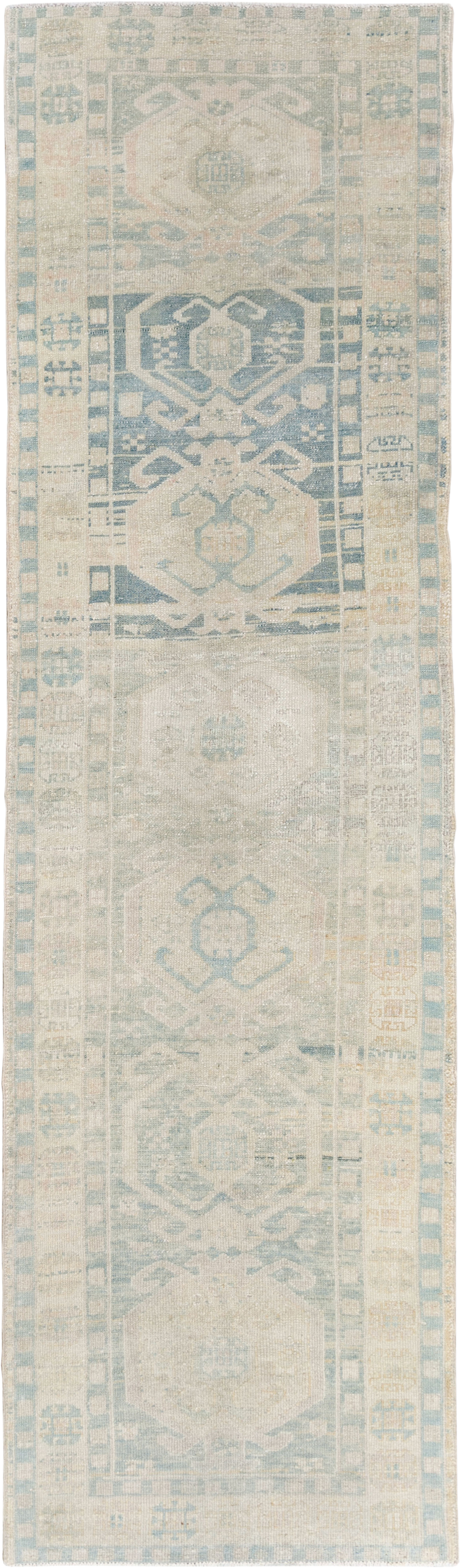 Antique Persian Heriz Runner, No.33309 - Gsblank