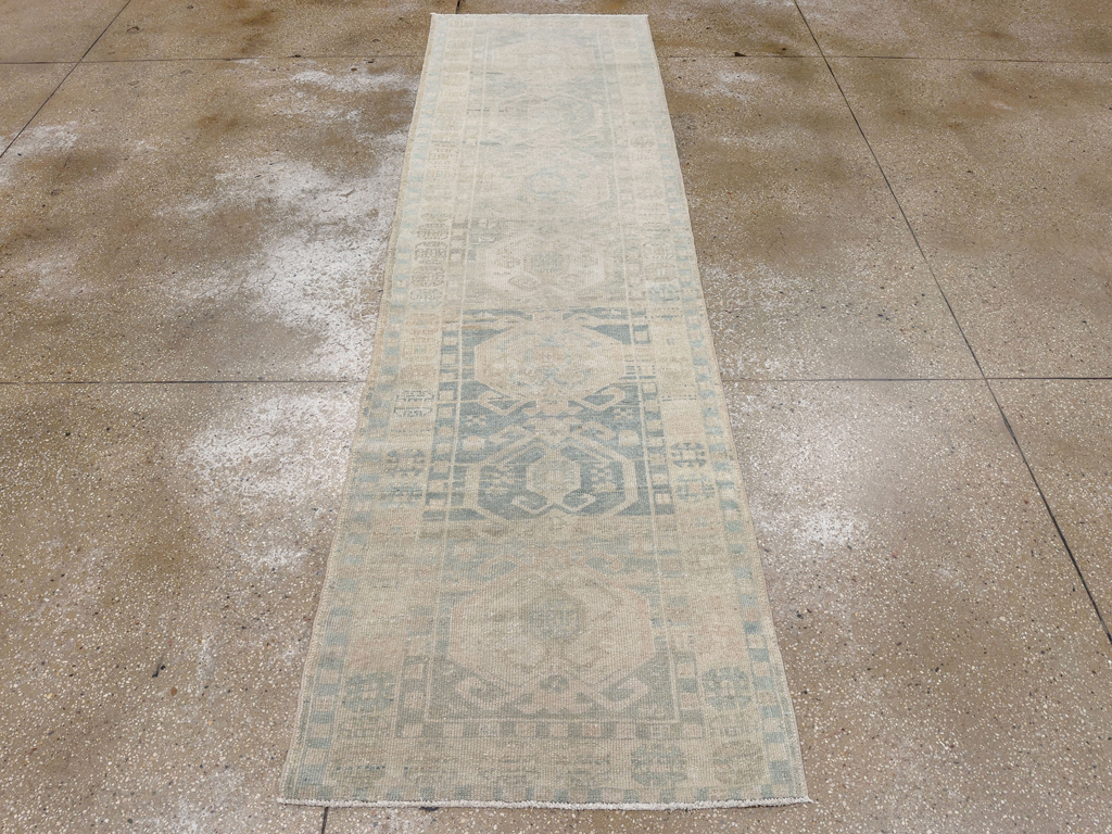 Antique Persian Heriz Runner, No.33309 - Gsblank