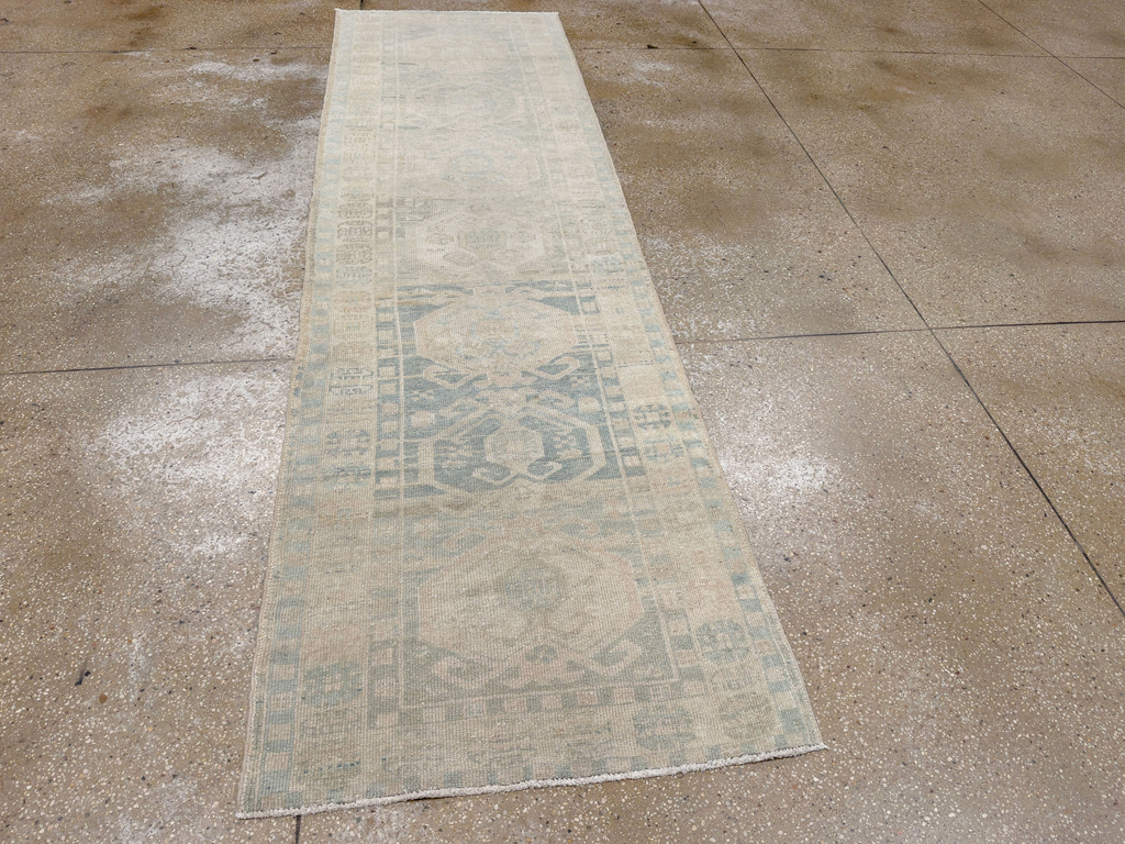 Antique Persian Heriz Runner, No.33309 - Gsblank