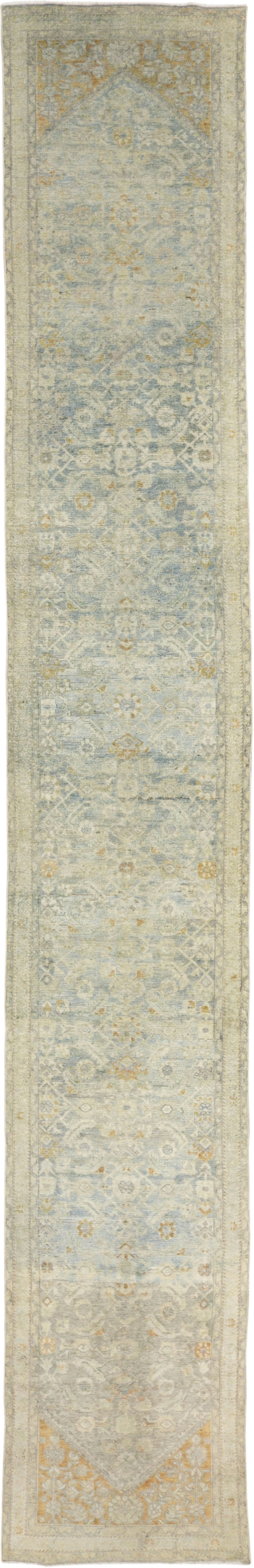 Antique Persian Malayer Long Runner (Pair: 2 of 2), No.33311 - Gsblank