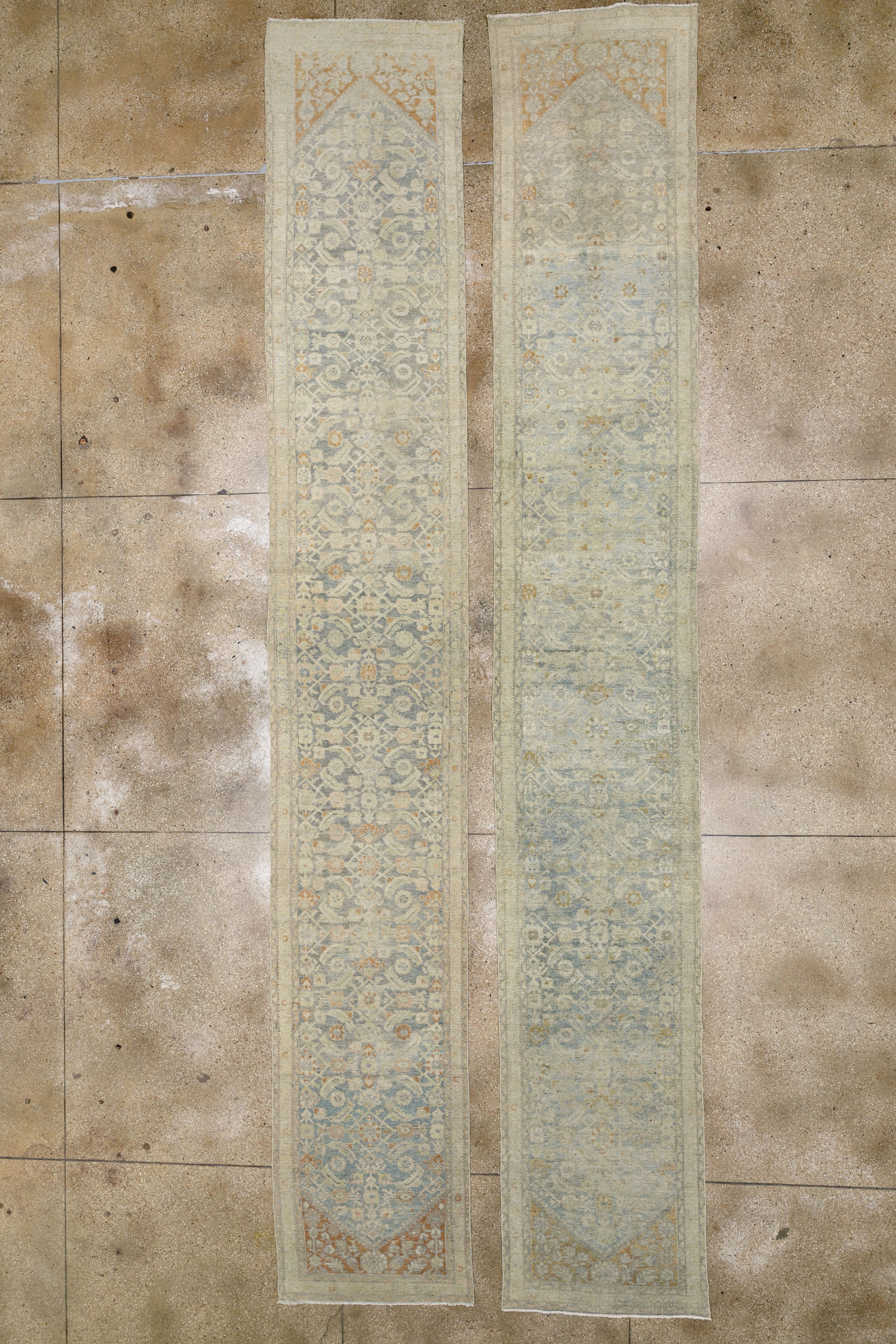 Antique Persian Malayer Long Runner (Pair: 2 of 2), No.33311 - Gsblank