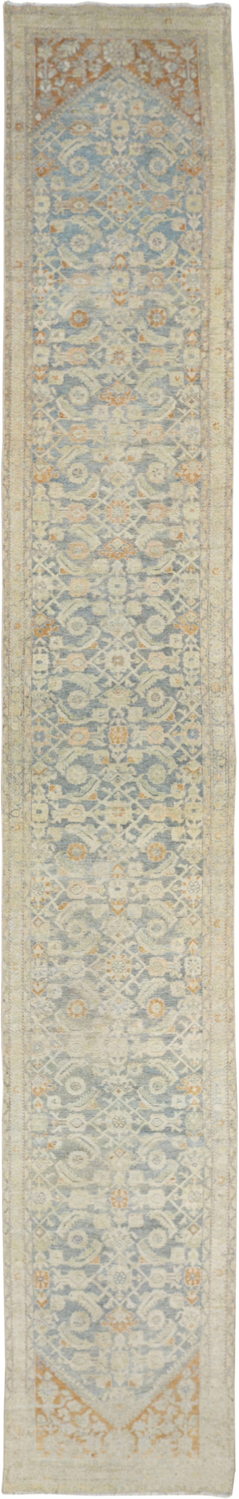 Antique Persian Malayer Long Runner (Pair: 1 of 2), No.33313 - Gsblank