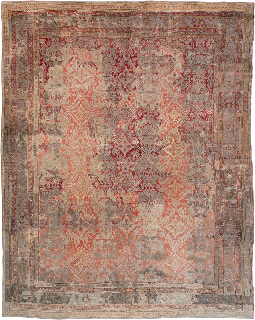 Antique Turkish Oushak Oversize Carpet, No.33315 - Gsblank