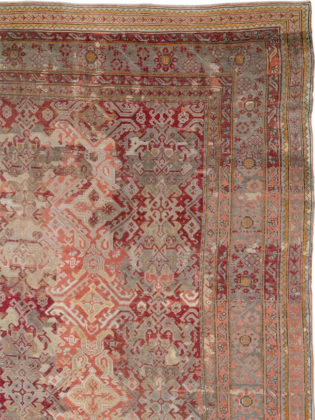 Antique Turkish Oushak Oversize Carpet, No.33315 - Gsblank