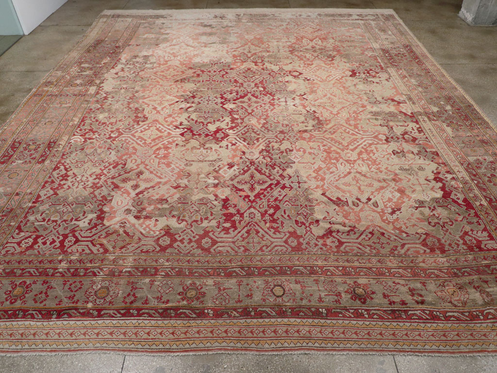 Antique Turkish Oushak Oversize Carpet, No.33315 - Gsblank