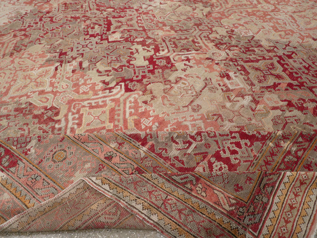 Antique Turkish Oushak Oversize Carpet, No.33315 - Gsblank
